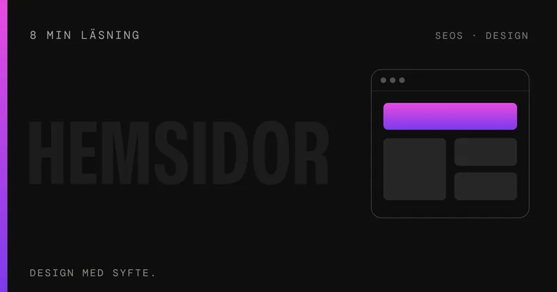 Hemsidor – SEOS Design