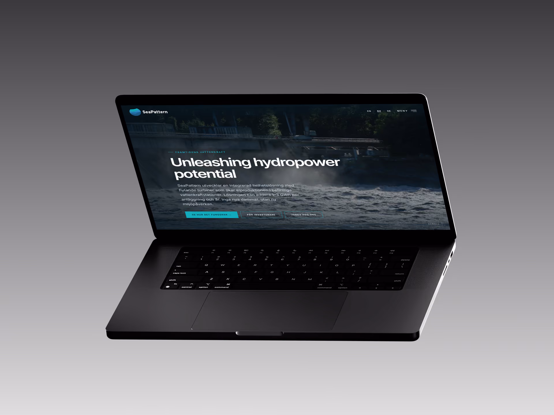 SeaPatterns startsida på svenska