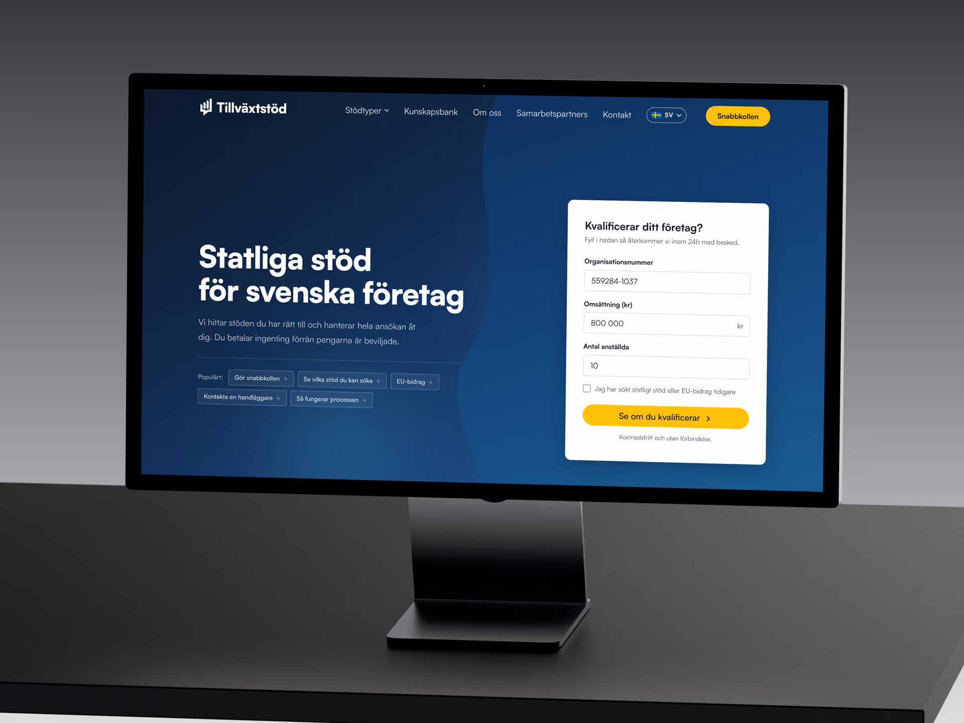 Tillväxtstöd